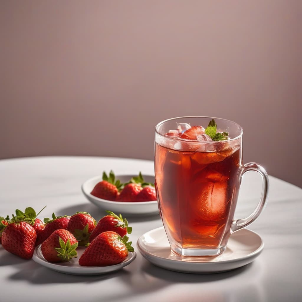 Strawberry Black Iced Tea
