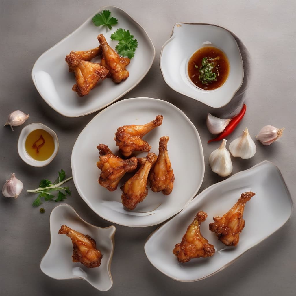 Garlic Wings (7 pcs) - Cánh Gà Tỏi