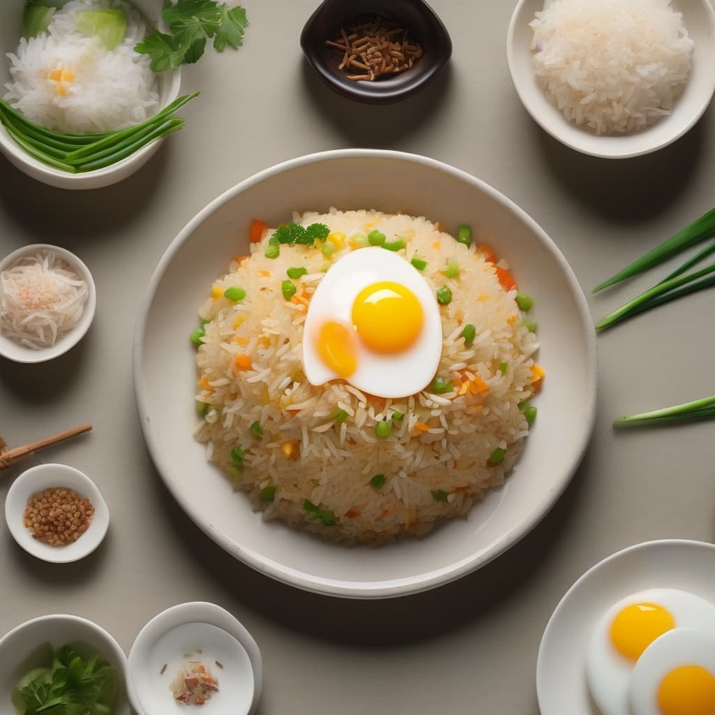Egg Fried Rice - Cơm Chiên Trứng