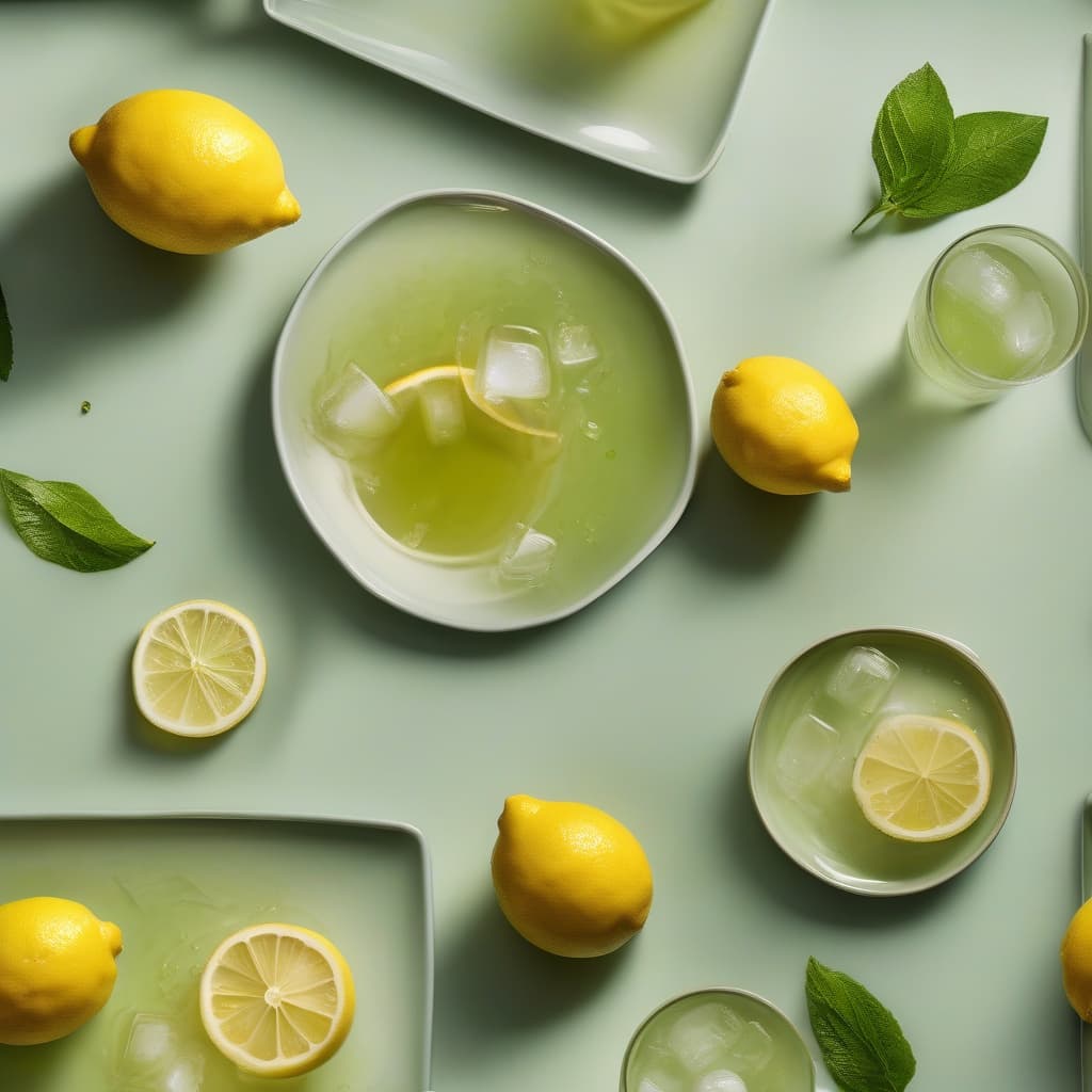 Lemon Green Iced Tea