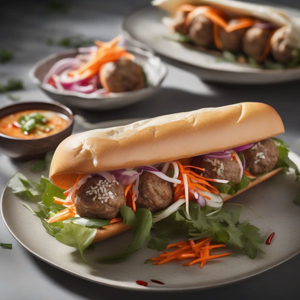 4. Meatball Banh Mi