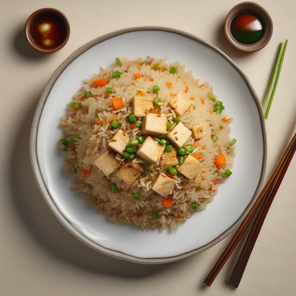 Tofu Fried Rice - Cơm Chiên Tofu