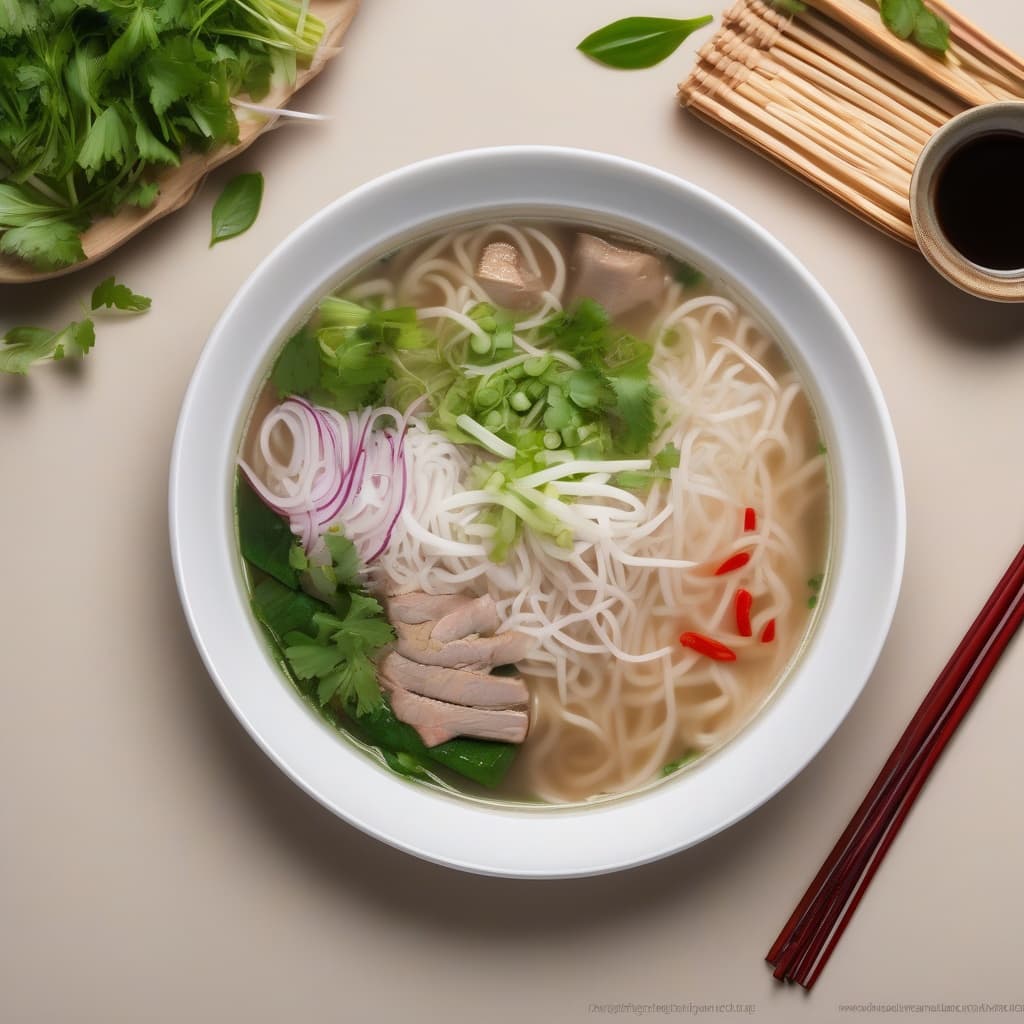 P2. Phở Bò Truyền Thống - Beef Phở Traditional