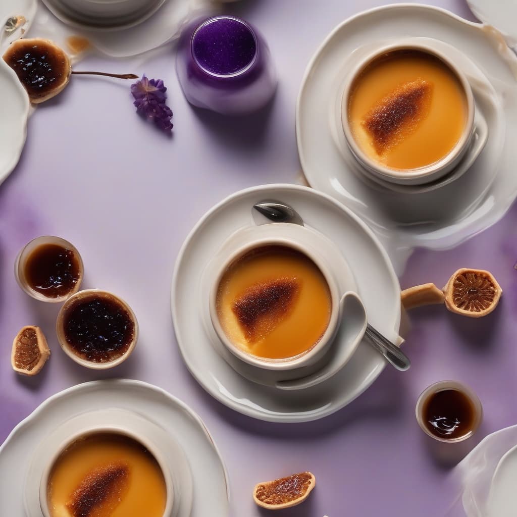 Creme Brulee Ube Milk Tea