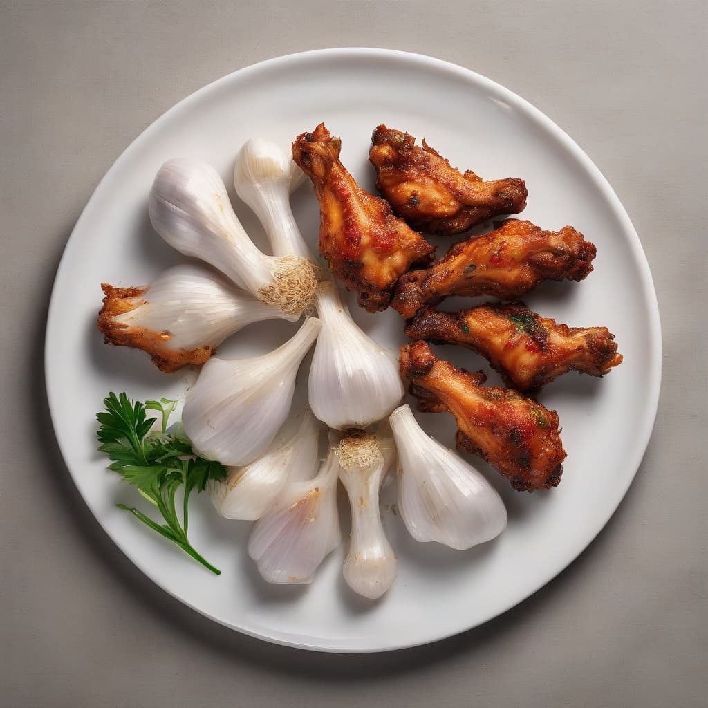 Garlic & Pepper Wings (7 pcs) - Cánh Gà Tỏi Ớt