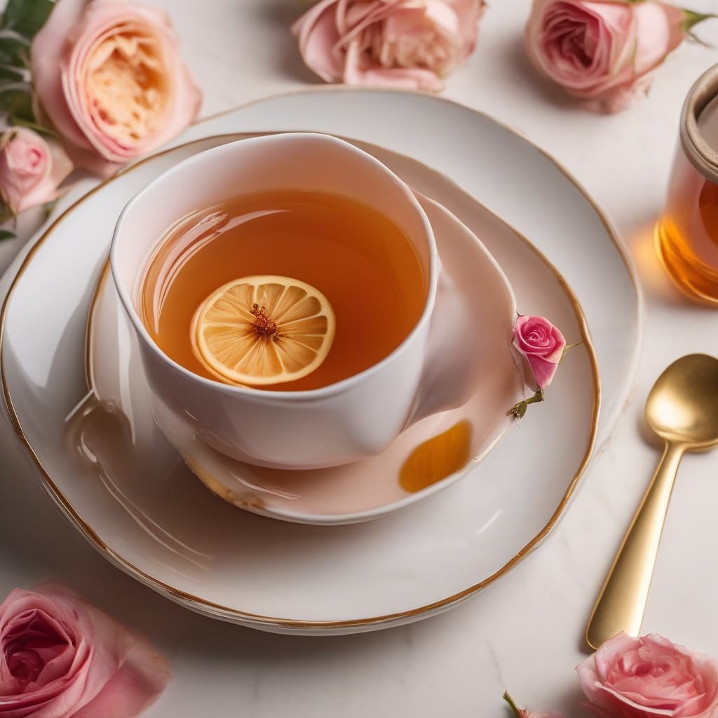 Honey Garden Rose Hot Tea (16 oz)