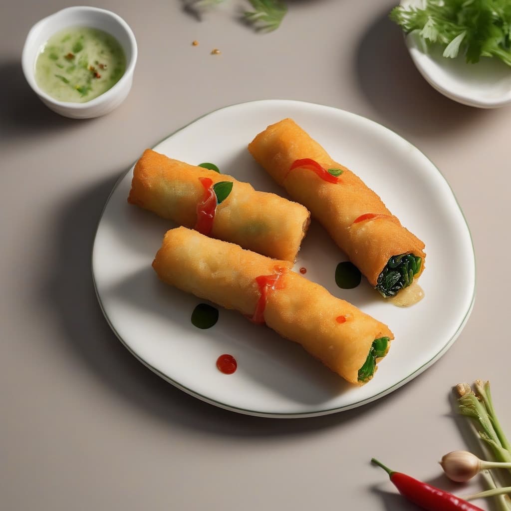 Vegetable Fried Rolls (3 pcs) - Chả Giò Chay