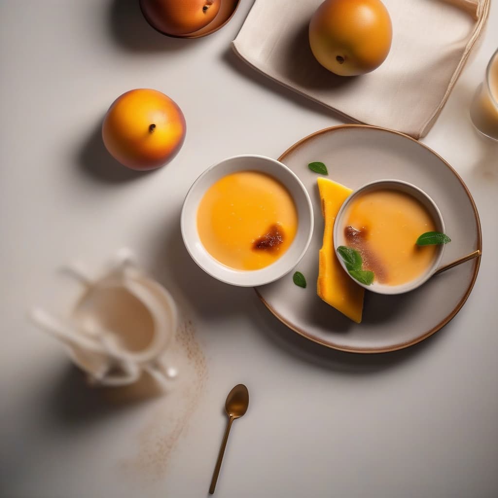 Creme Brulee Mango Milk Tea