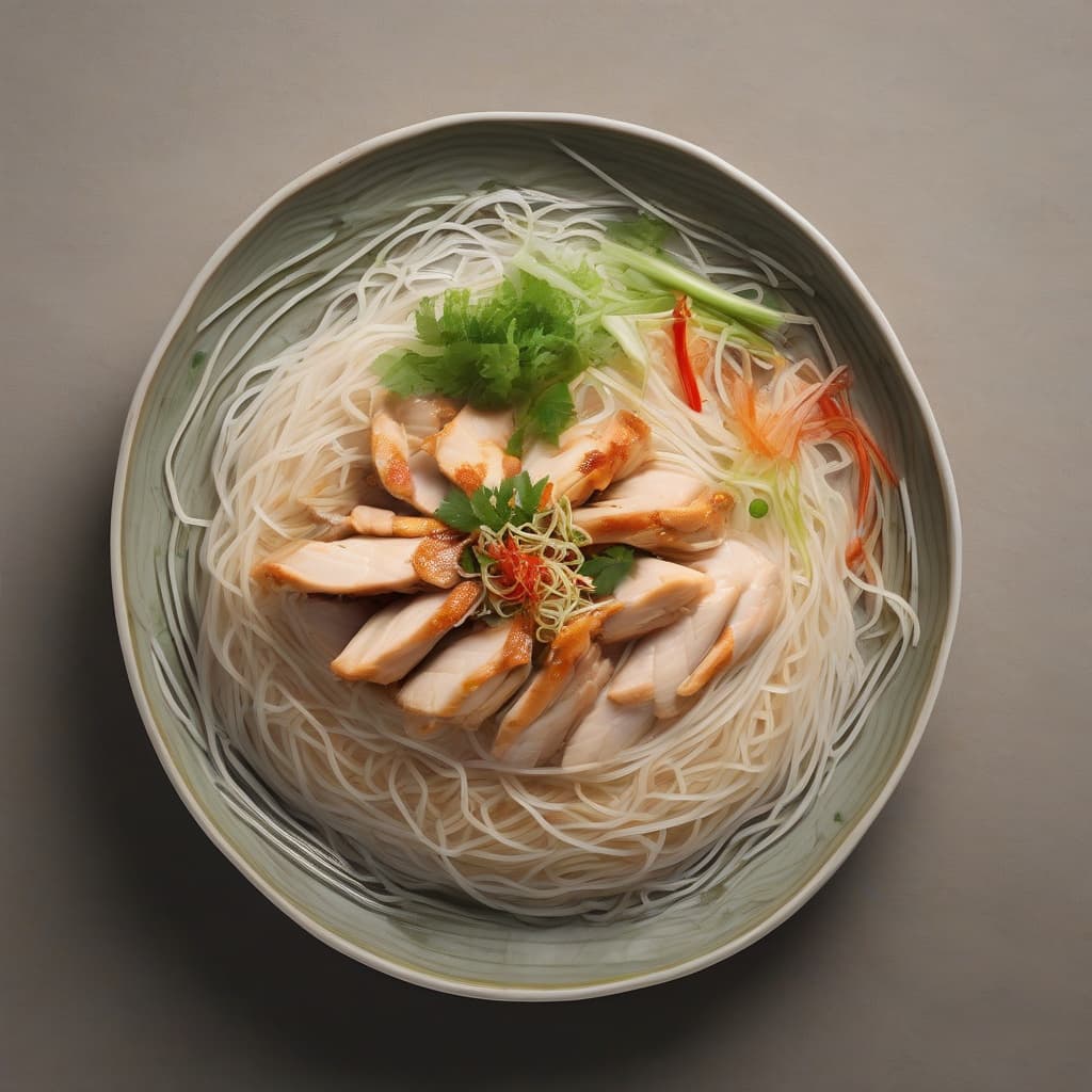 Chicken Vermicelli Noodle - Bún Gà Nướng