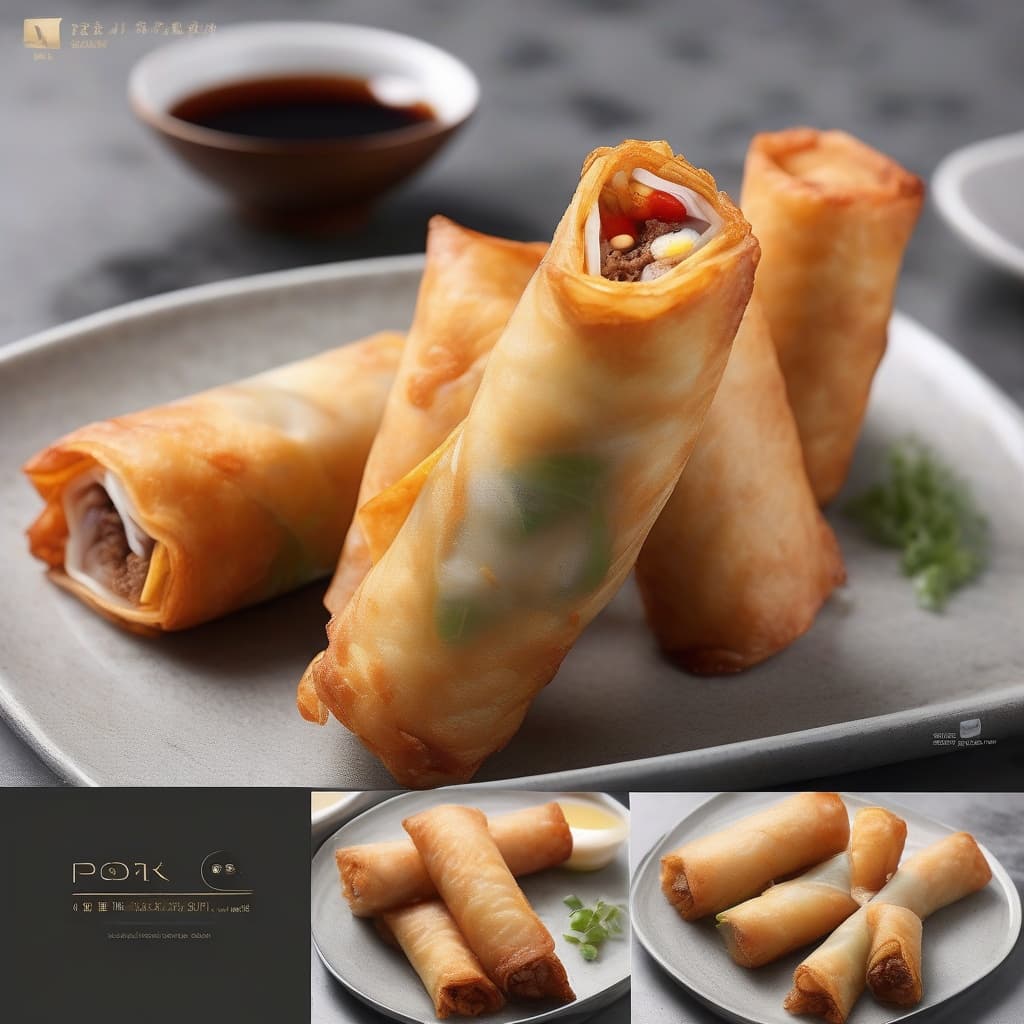 Pork Egg Rolls (3 pcs) - Chả Giò Heo