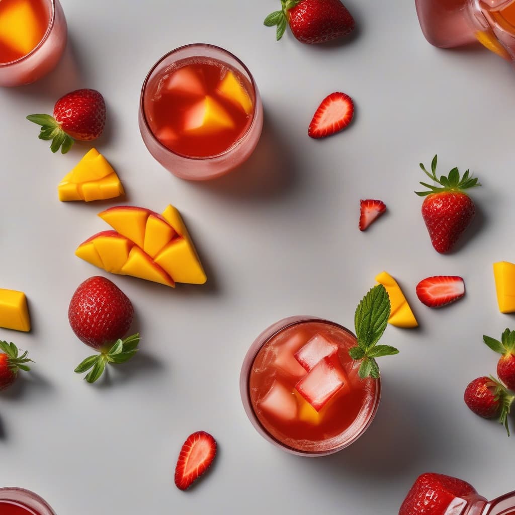 Strawberry Mango Iced Tea