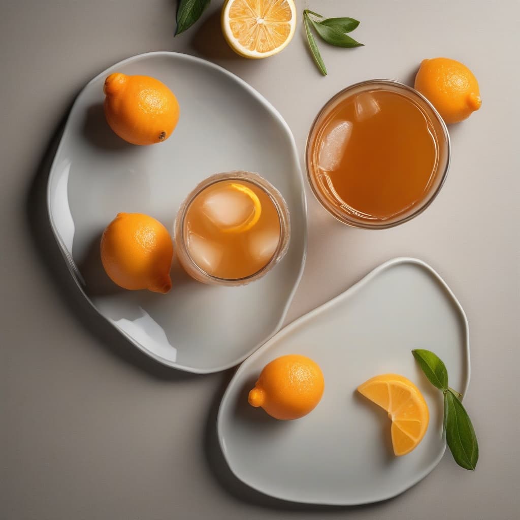 Kumquat Lemon Iced Tea