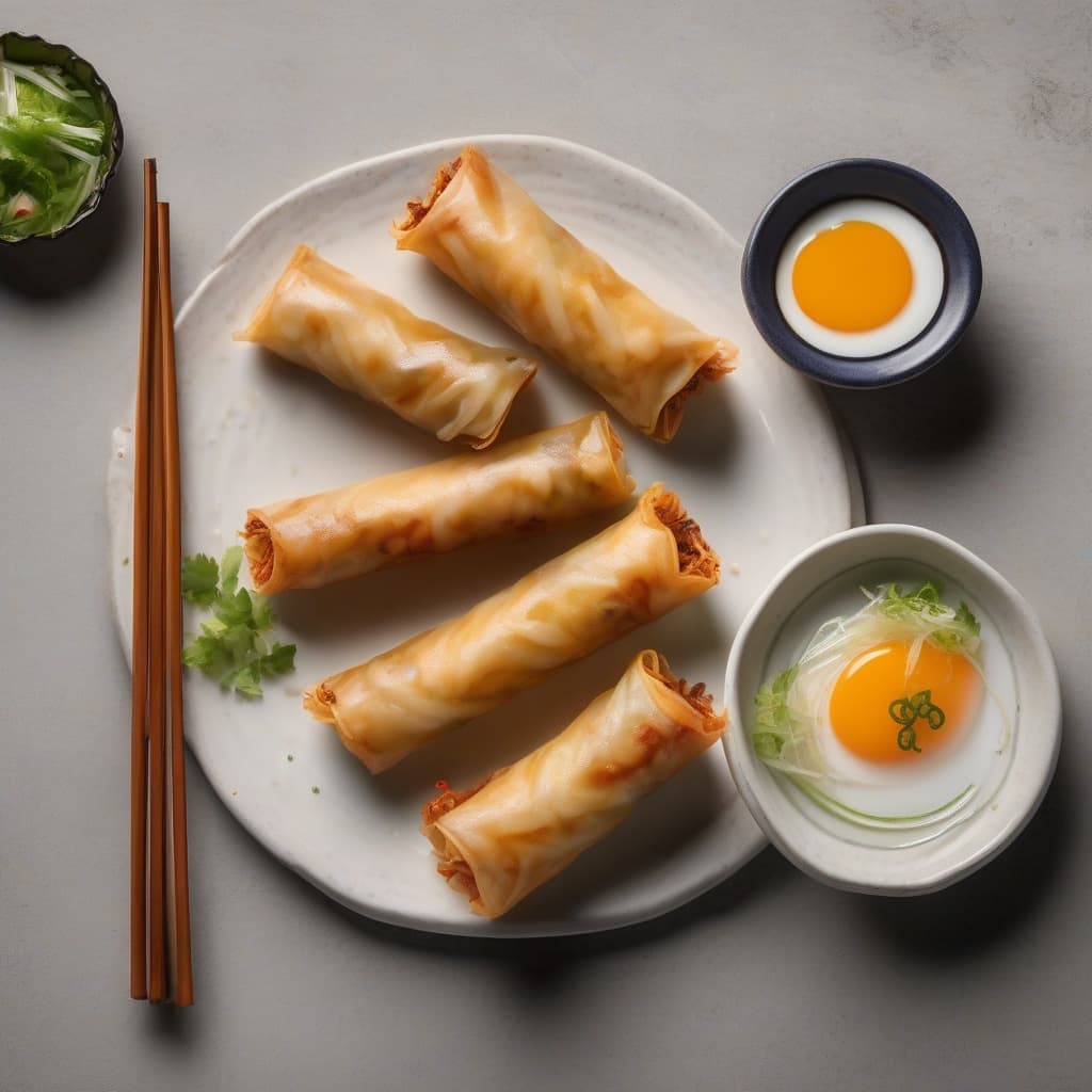 Vermicelli Egg Rolls - Bún Chả Giò