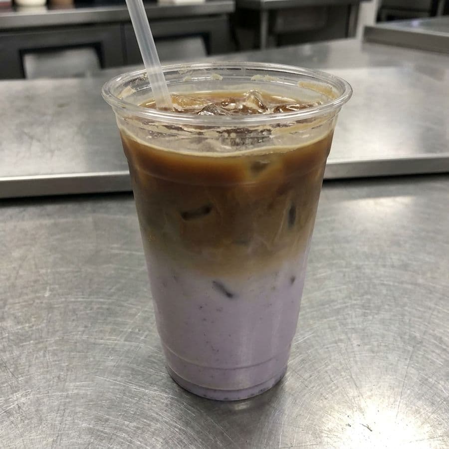 Lavender Coffee Iced Latte