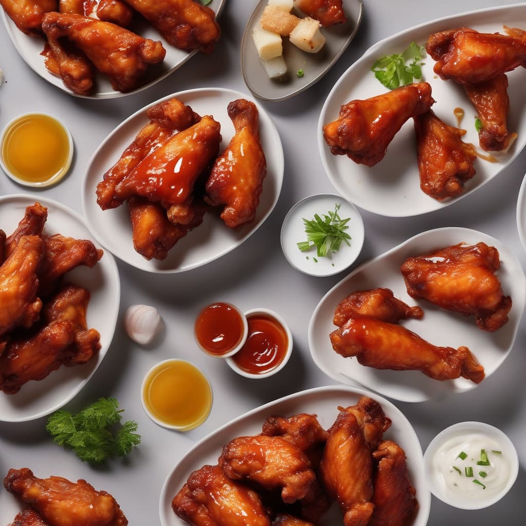 Hot Wings (5 pcs) - Cánh Gà Cay