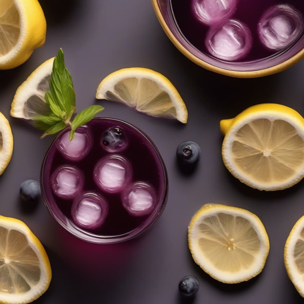 Huckleberry Lemon Soda