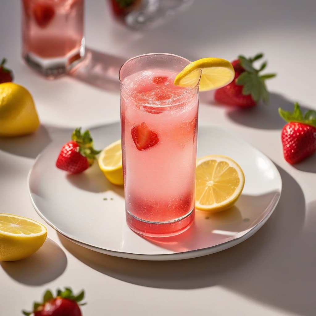 Strawberry Lemon Soda
