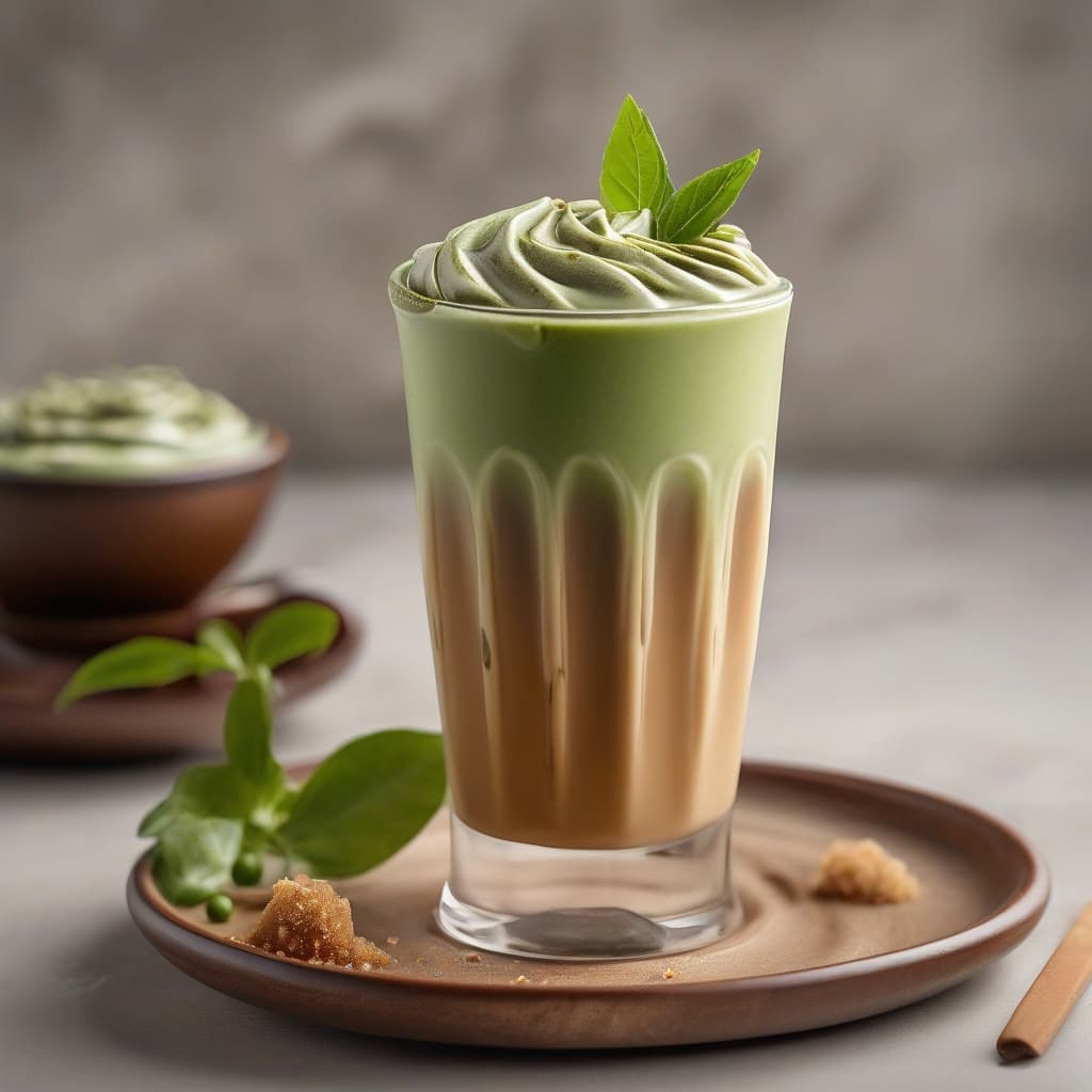 Brown Sugar Matcha Iced Latte