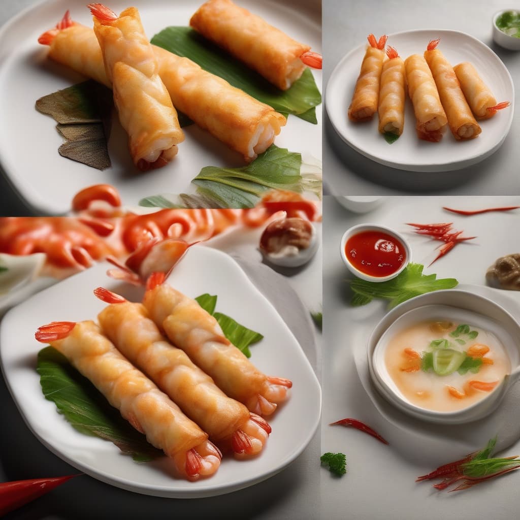 Shrimp Egg Rolls (3 pcs) - Chả Giò Tôm