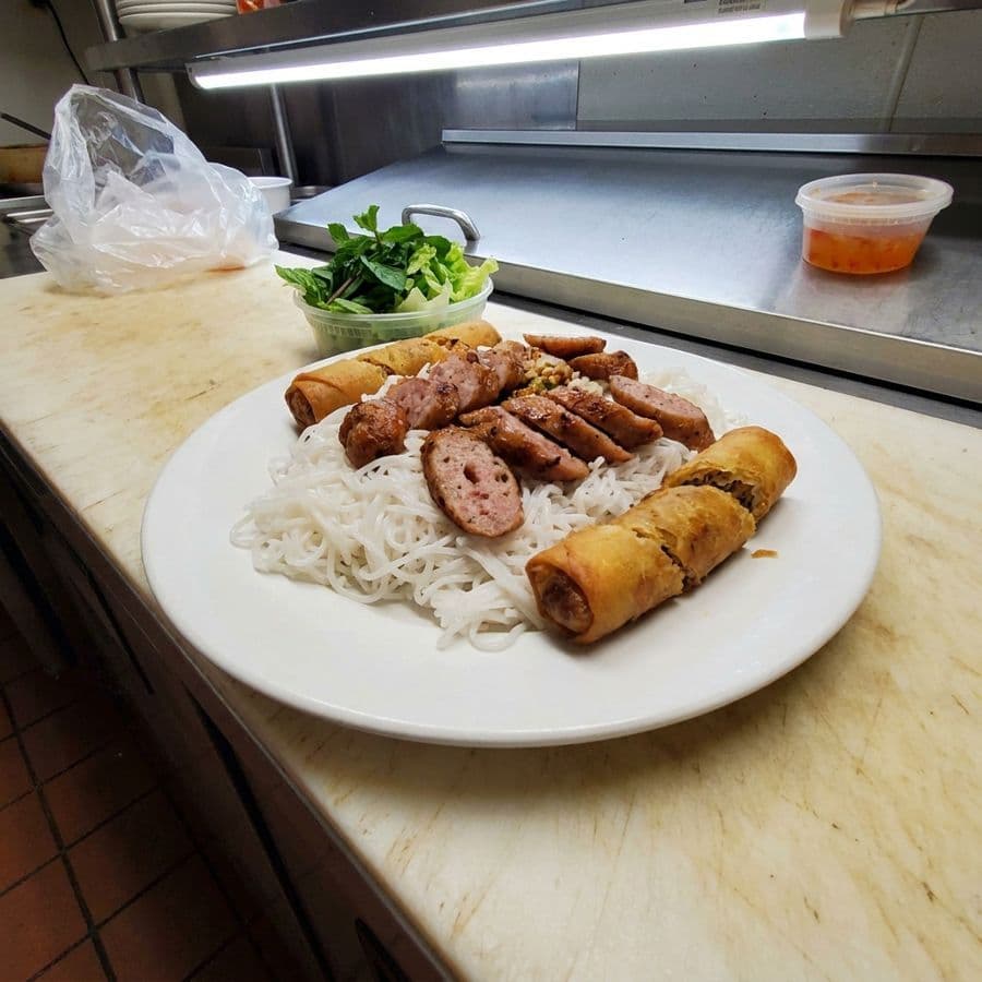 House Special Vermicelli Noodle - Bún Thịt Nướng Chả Giò